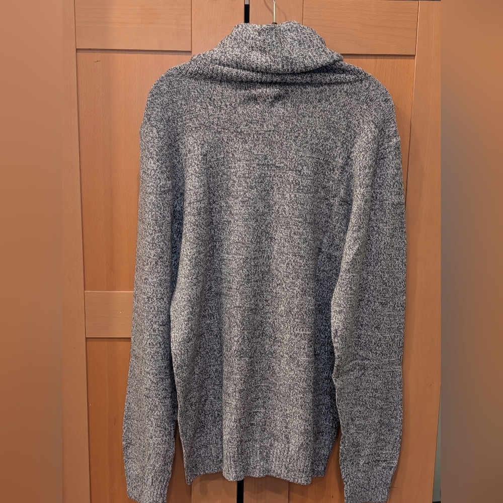 Citizen Wolf Cowl Neck Sweater Argyle Design NWT - Picture 4 of 7